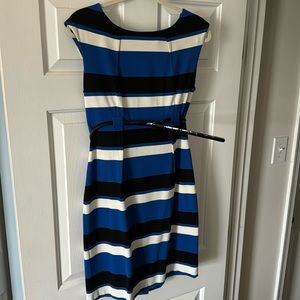 Calvin Klein Belted Cap Sleeve Dress Size 10